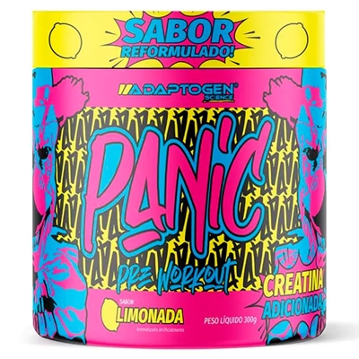 Suplemento Adaptogen Panic Pré Workout Limonada 300g (MP)