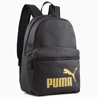 Mochila Puma Phase Backpack Preto e Dourado (MP)