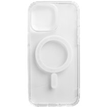 Capinha De Celular Iphone 15 Pro Max Clear Case Magnética Transparente (MP)