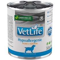 Ração Úmida Vet Life Cães Adultos Hypoallergenic Peixe 300g (MP)