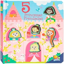 Livro Infantil Todolivro Amiguinhos de Silicone 5 Princesas Prendadas (MP)