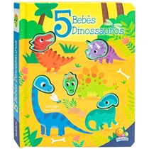 Livro Infantil Todolivro Amiguinhos de Silicone 5 Bebês Dinossauros (MP)