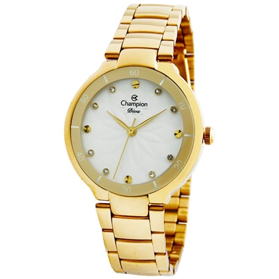 Relógio Champion Feminino Dourado CN25235H