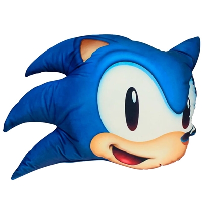 Almofada ZonaCriativa Formato Cabeça Sonic (MP)