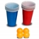 Jogo Beer Pong Redstar com 12 Bolas E 12 Copos ELJ06003 (MP)