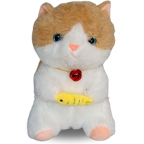 Pelúcia Sunn Toys Gato Com Peixe CH2358 (MP)