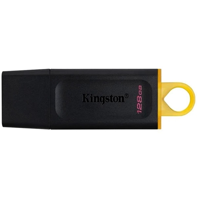 Pen Drive Kingston Exodia 128GB USB 3.2 DTX/128GB Preto/Amarelo (MP)