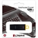 Pen Drive Kingston Exodia 128GB USB 3.2 DTX/128GB Preto/Amarelo (MP)