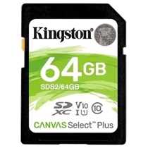Cartão de Memória Kingston SD XC HD 64GB SDS2/64GB (MP)