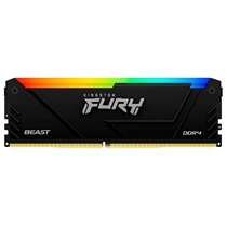 Memória RAM Kingston para Desktop 8GB DDR4 3200MHz Fury Beast RGB KF432C16BB2A/8 (MP)