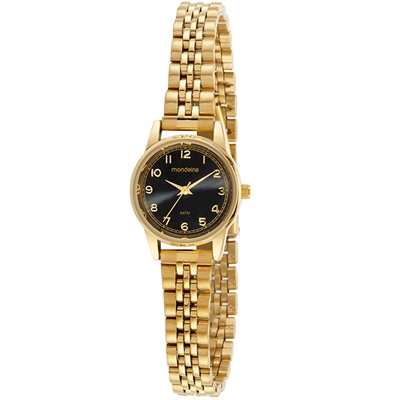 Relógio Mondaine Feminino Dourado 32425LPMVDE1