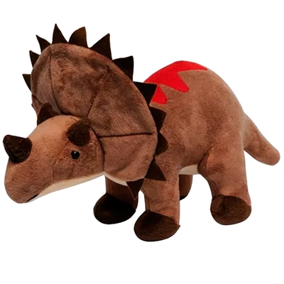 Pelúcia Lovely Toys Triceratops 30cm Marrom Escuro (MP)