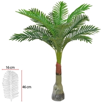 Palmeira Artificial Florarte x12 95cm Verde (MP)