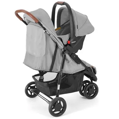 Carrinho De Bebê Infanti TS Breeze Trio Cinza (MP)