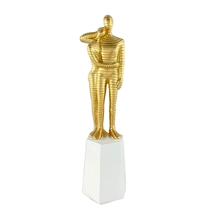 Estátua Noritex Casal Dourado 445-7910844