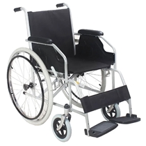 Cadeira De Rodas Dellamed Em Aço Carbono Dobrável Até 100kg D100 (MP)