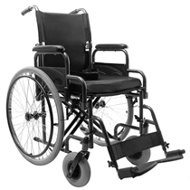 Cadeira De Rodas Dellamed Em Aço Carbono Dobrável Até 120kg D400 (MP)