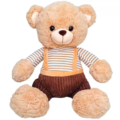 Pelúcia Sunn Toys Urso Com Suspensório 60cm CH1737 (MP)