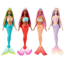 Boneca Barbie Sereias Cabelos Coloridos Sortido HRR02