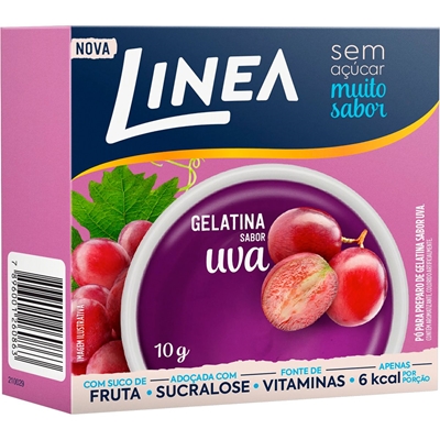 Gelatina Linea Uva 10g