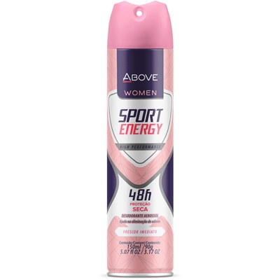 Desodorante Aerosol Above Sport Energy Women 150ml