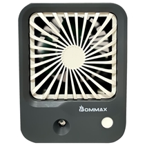Ventilador Portátil Bommax Com Umidificador Cinza (MP)