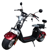 Moto Elétrica Boram Scooter com Motor de 2.000 watts Vinho