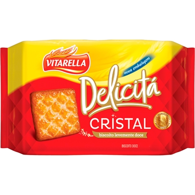 Biscoito Doce Delicitá Cristal Vitarella 414g
