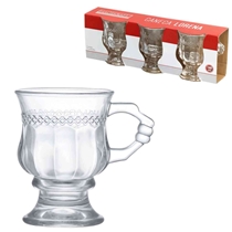 Conjunto 3 Peças Caneca Hauskraft 140ml Incolor Caic004