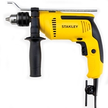 Furadeira Stanley De Impacto 1/2 13mm Com Maleta 700w 127v Amarelo SDH700KBR