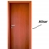 Alizar Porta Porta Beatriz Madeiras Com Canto Redondo 220x7x7cm Nogal Mel (MP)