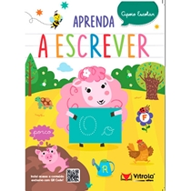 Livro Apoio Escolar Aprenda A Escrever - Vitrola (MP)