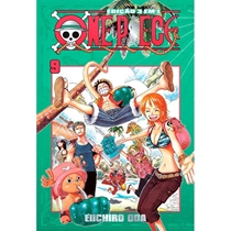 Livro One Piece 3 Em 1 Volume 09 Mangá (Volumes 25, 26, 27) Panini (MP)
