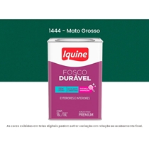 Tinta Acrílica Iquine Premium Fosco-Aveludado 16L Fosco Durável 1444 Mato Grosso (MP)