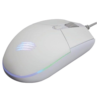 Mouse Gamer OEX Orium 6 Botões Branco MS323