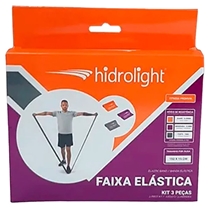 Kit Faixa Elástica Hidrolight TPE 3 Peças (MP)
