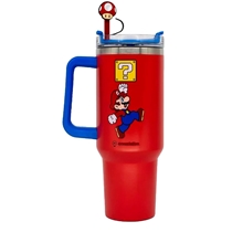 Copo Térmico Zonacriativa Com Pingente Super Mario 1,15L (MP)