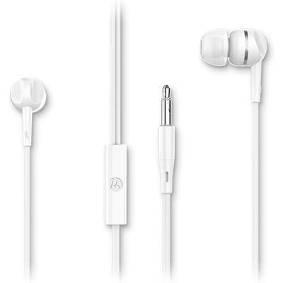 Fone de Ouvido Motorola Earbuds 105 Branco