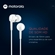 Fone de Ouvido Motorola Earbuds 105 Branco