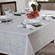 Toalha De Mesa Branyl Jacquard Zani 140x140cm Branco (MP)