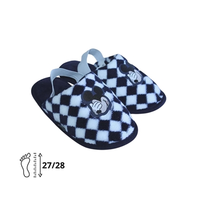 Pantufa Infantil 27/28 Disney Mickey Mouse Preto 5128 (MP)