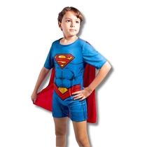 Fantasia Infantil Curta Superman Tamanho G 9 A 12 Anos (MP)