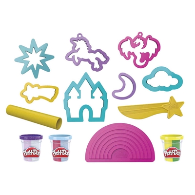 Massinha Hasbro Playdoh Mundo Mágico dos Unicórnios F3616