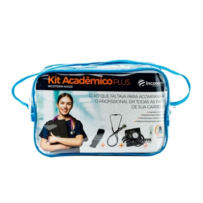 Kit Acadêmico Incoterm KA120 Plus Azul (MP)