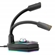 Microfone Gamer Bright USB Preto RGB 604 (MP)