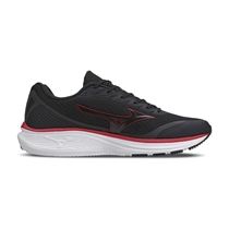 Tênis de Corrida Masculino N° 40 Mizuno Atlantis Preto Vermelho (MP)