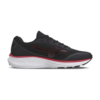 Tênis de Corrida Masculino N° 41 Mizuno Atlantis Preto Vermelho (MP)