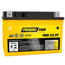 Bateria Moto AGM/VRLA Pioneiro MBR 12L VP 12V 12AH (MP)