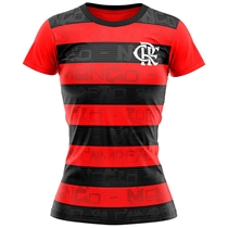 Camisa Feminina De Futebol Braziline Flamengo Shout P (MP)