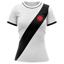 Camisa Feminina De Futebol Braziline Vasco Caravel P (MP)
